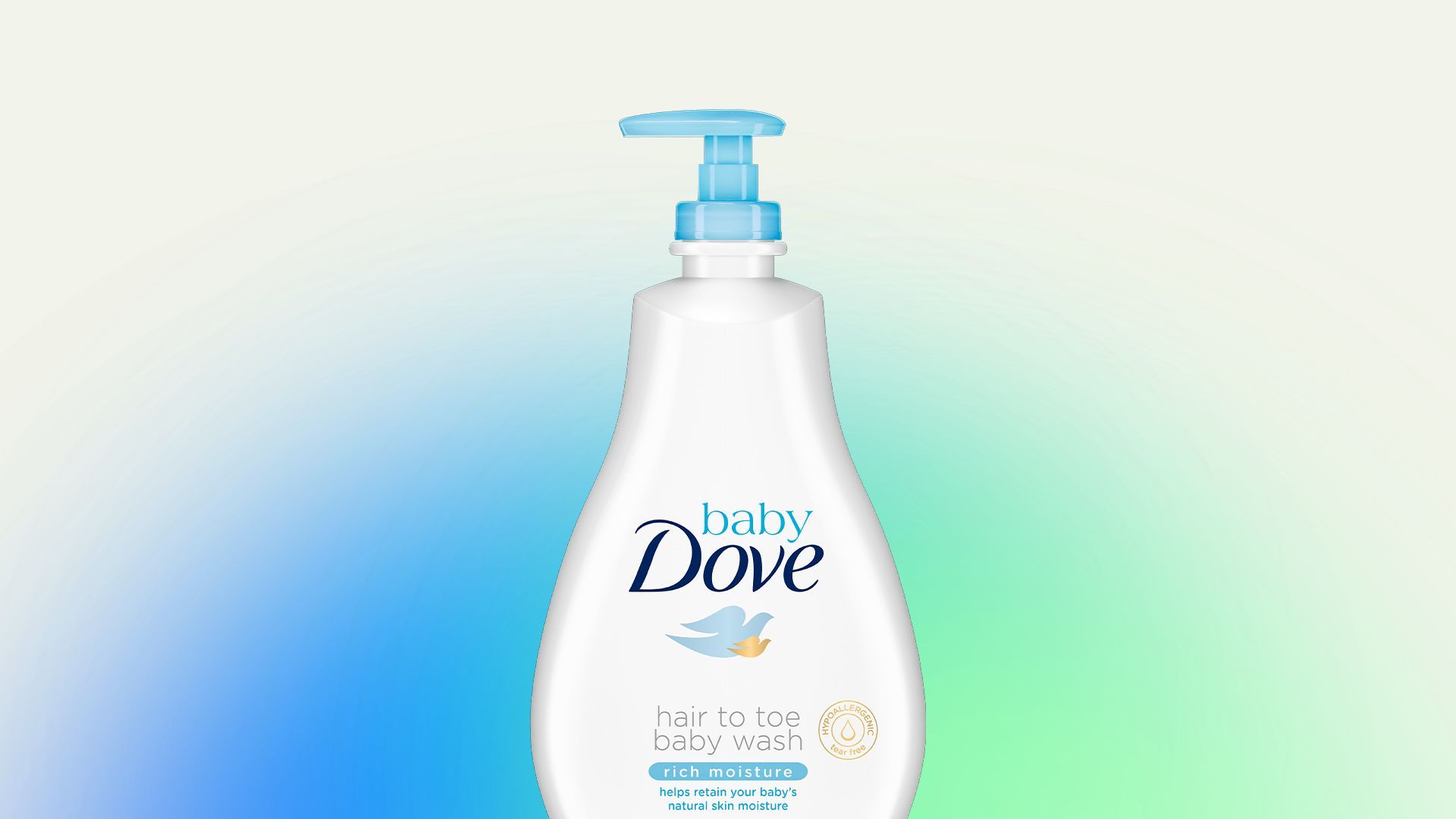 Baby Dove packaging.