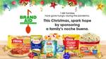 Brand Aid: Noche Buena Para sa Lahat kit containing products used to make Filipino Noche Buena dishes.