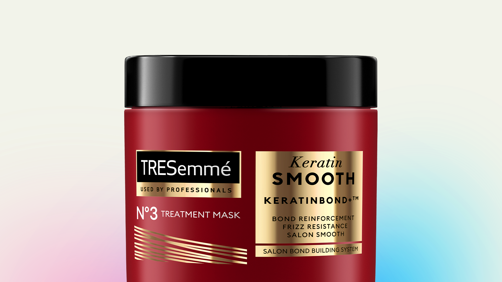 TRESemmé packaging.